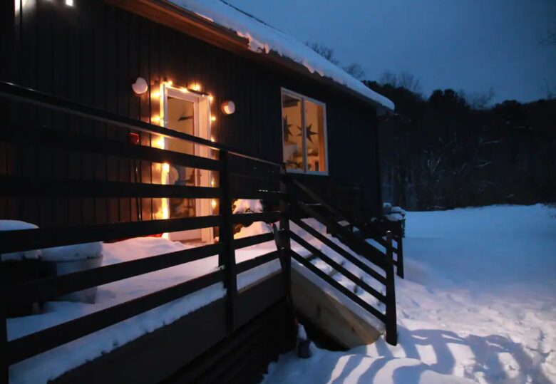 Cooperstown Nordic Farmhouse in winter