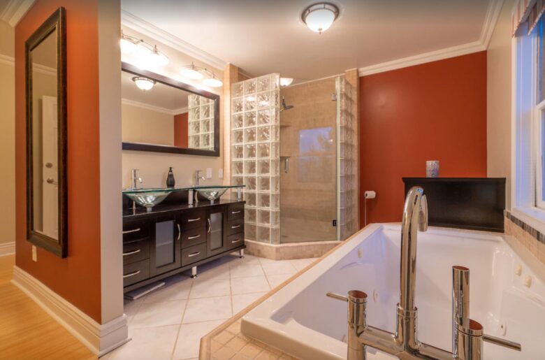 Master bathroom