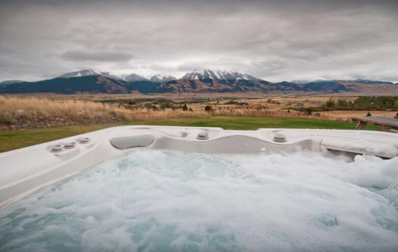 Views from the hot tub