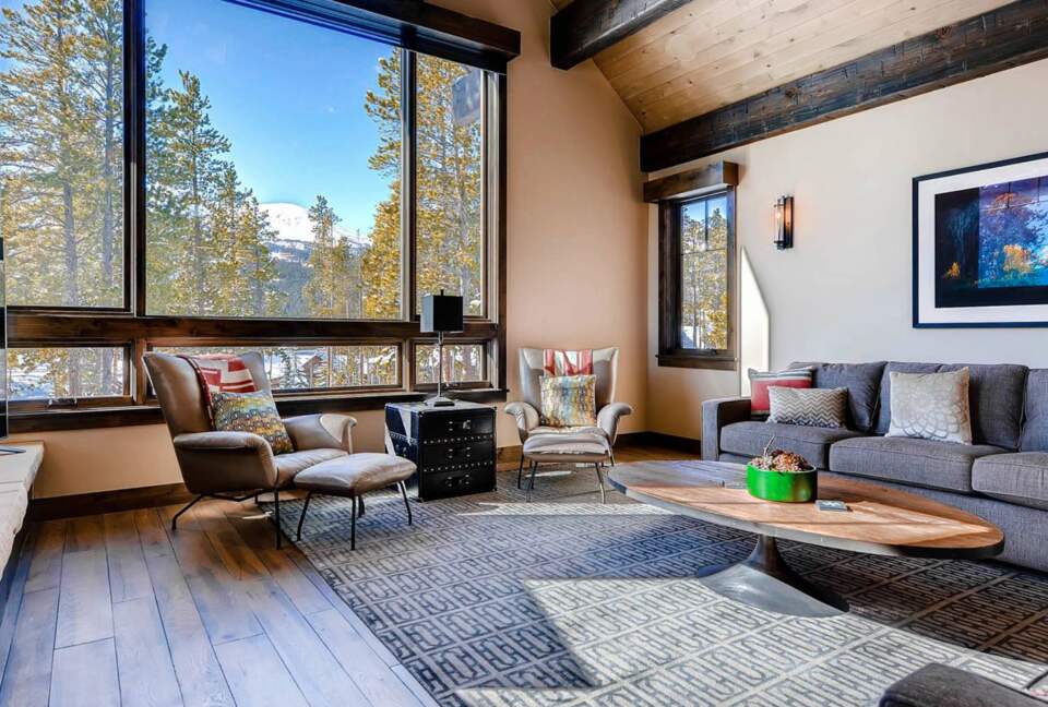 Open living room with gorgeous views