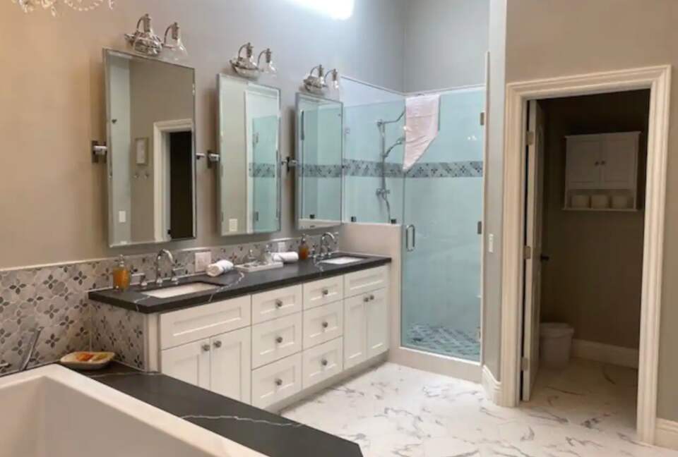 Master bathroom