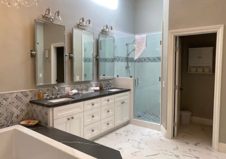 Master bathroom
