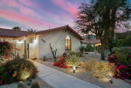 Home Exchange in La Quinta, CA Spanish exterior