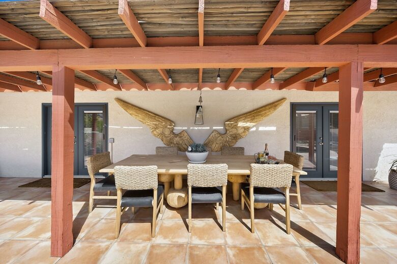 Home Exchange in La Quinta, CA luxurious outdoor dining