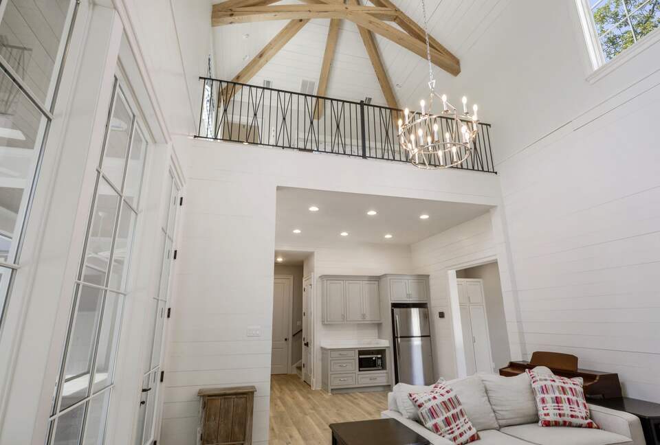 Home Exchange in Baton Rouge, LA View of 1st Floor & Loft Bedroom