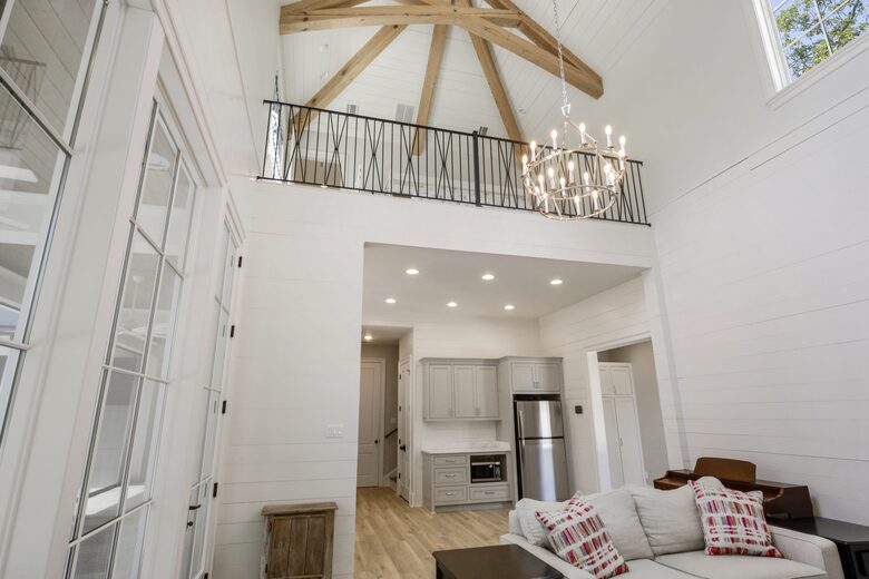 Home Exchange in Baton Rouge, LA View of 1st Floor & Loft Bedroom