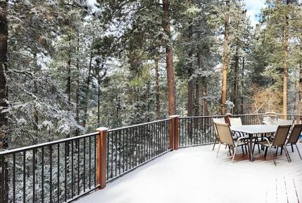 Home Exchange in Lead, SD snowy patio