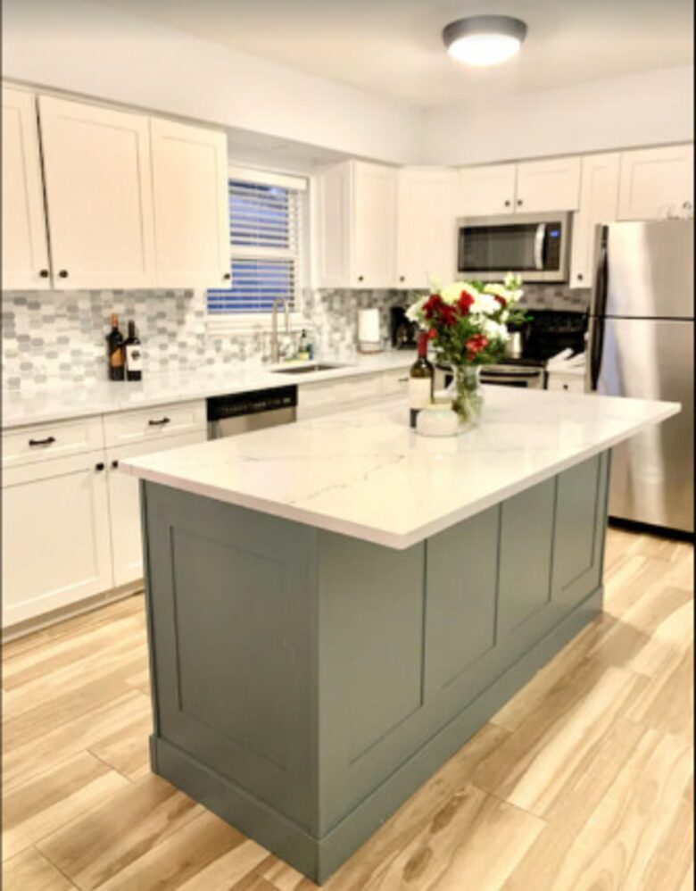 Newly renovated kitchen