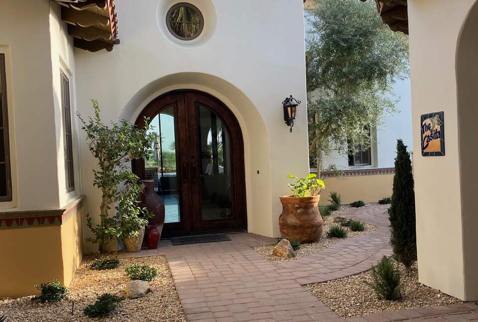 Home Exchange in La Quinta, CA stunning Spanish style home