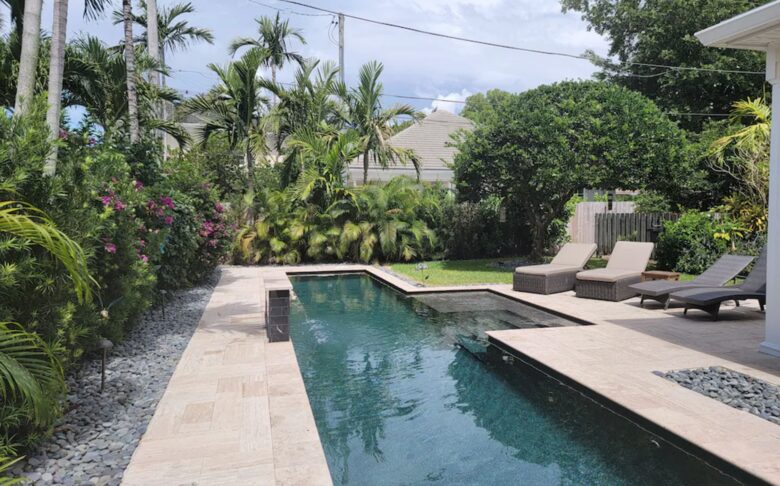 Private, heated pool