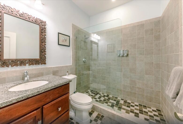 Bathroom with second bedroom