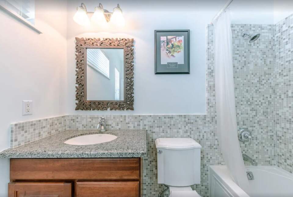 Ensuite with third bedroom