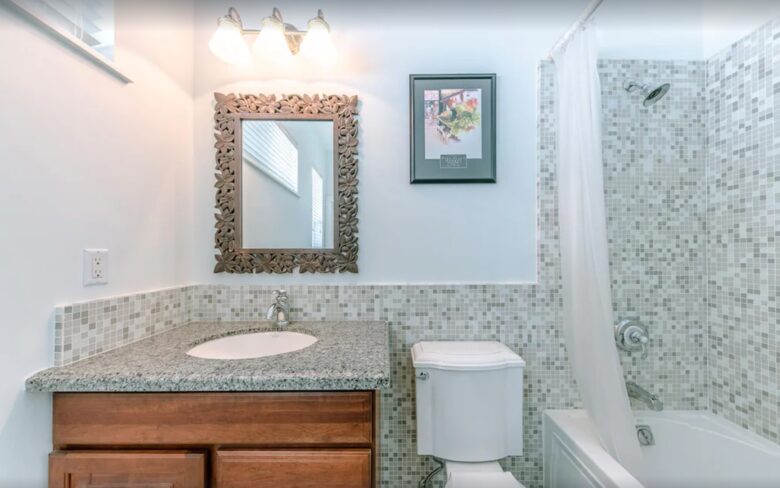 Ensuite with third bedroom