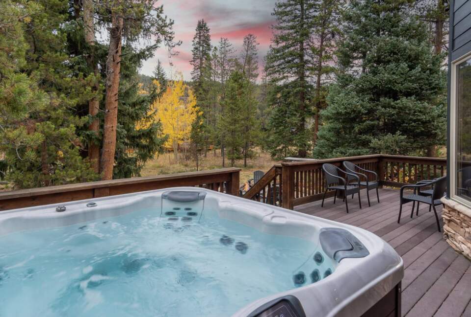 Private hot tub