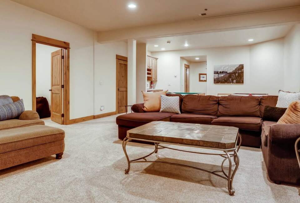 Lower level living room