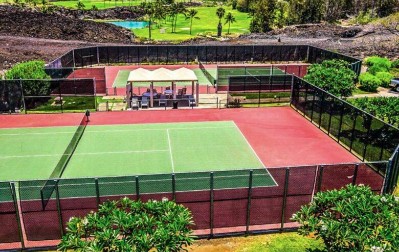 Tennis courts