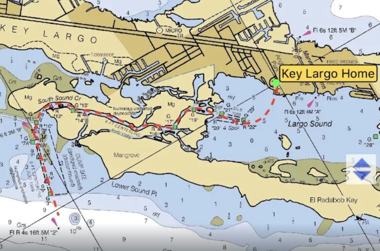 Map of access to the ocean