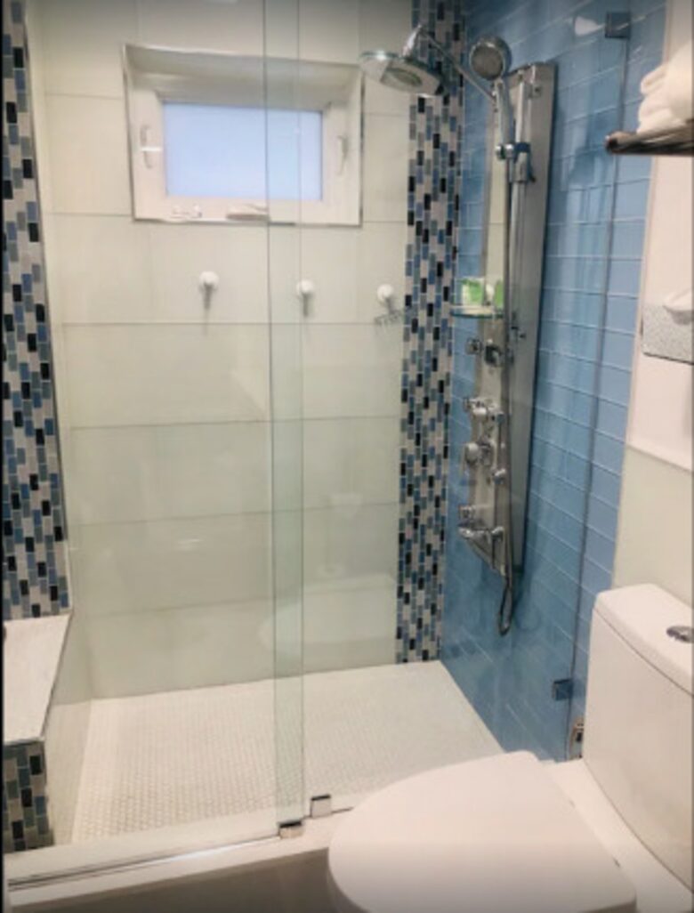 Guest bathroom shower