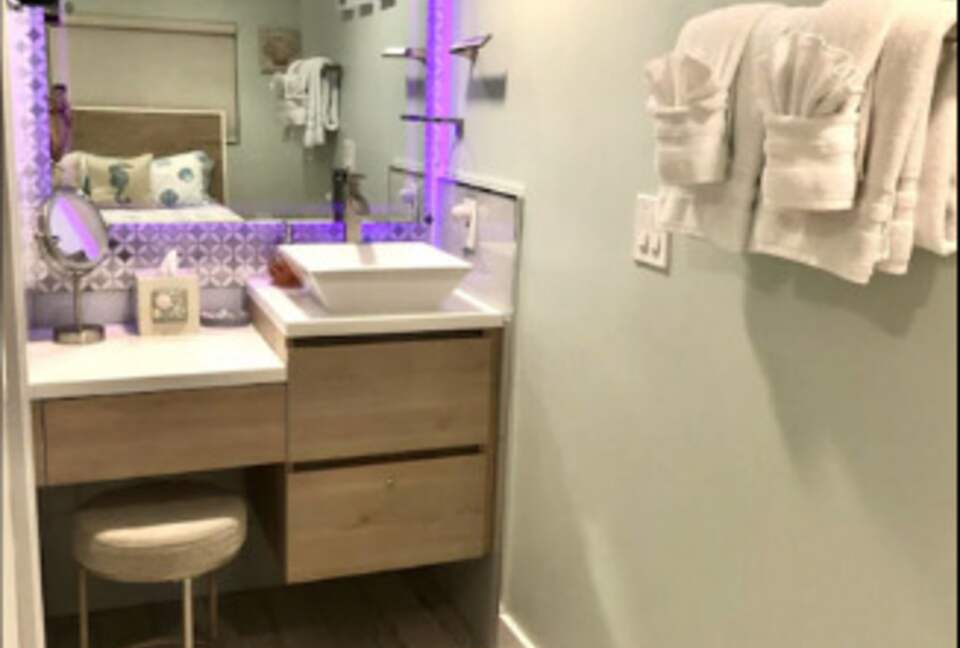 Master bathroom vanity