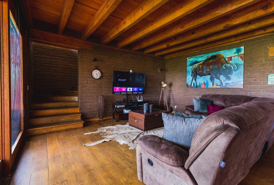 TV Room 70" and Bose system