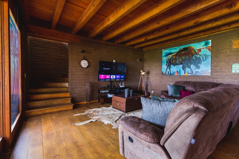 TV Room 70" and Bose system