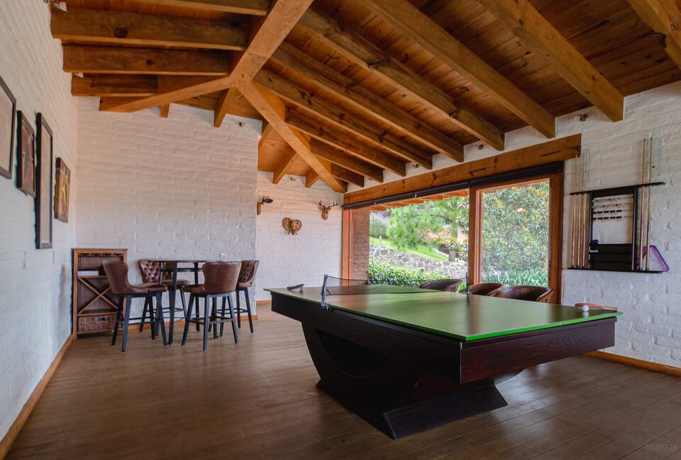 Game room Billard, Ping Pong and football table