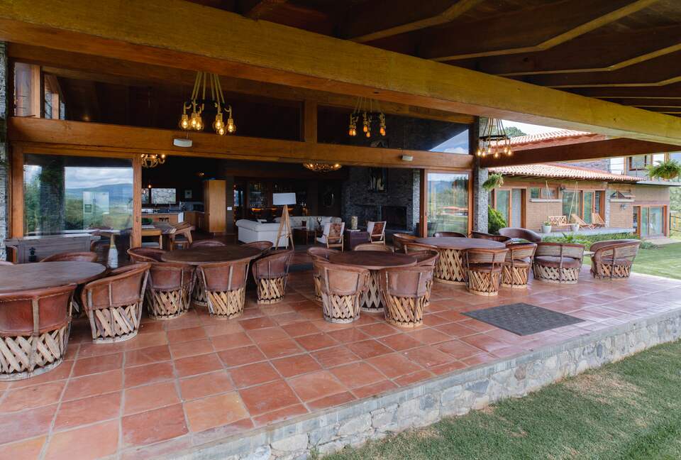 Home Exchange in Tapalpa, Jalisco, Mexico Terrace 24 people