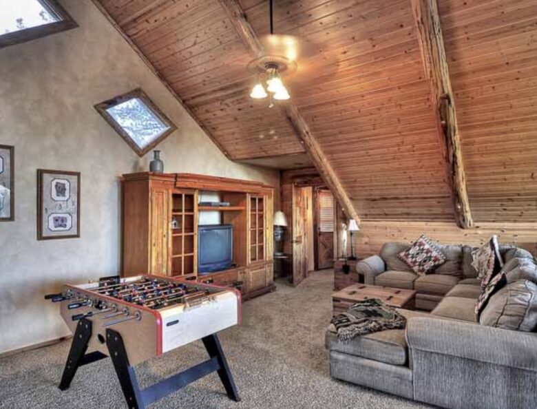 Home Exchange in Big Bear Lake, CA game room
