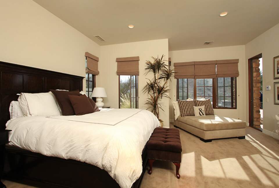 Master bedroom suite