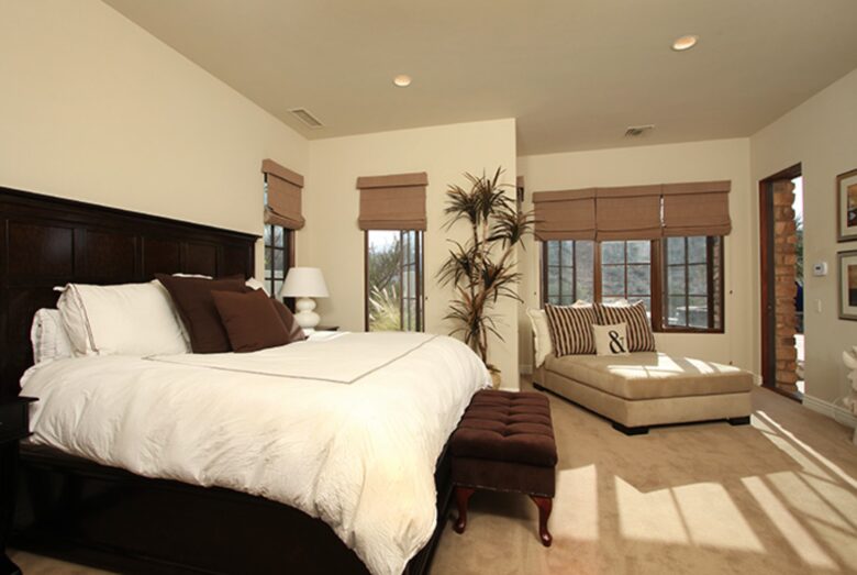 Master bedroom suite