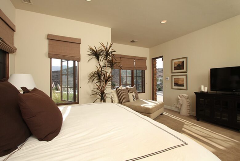 Master bedroom suite