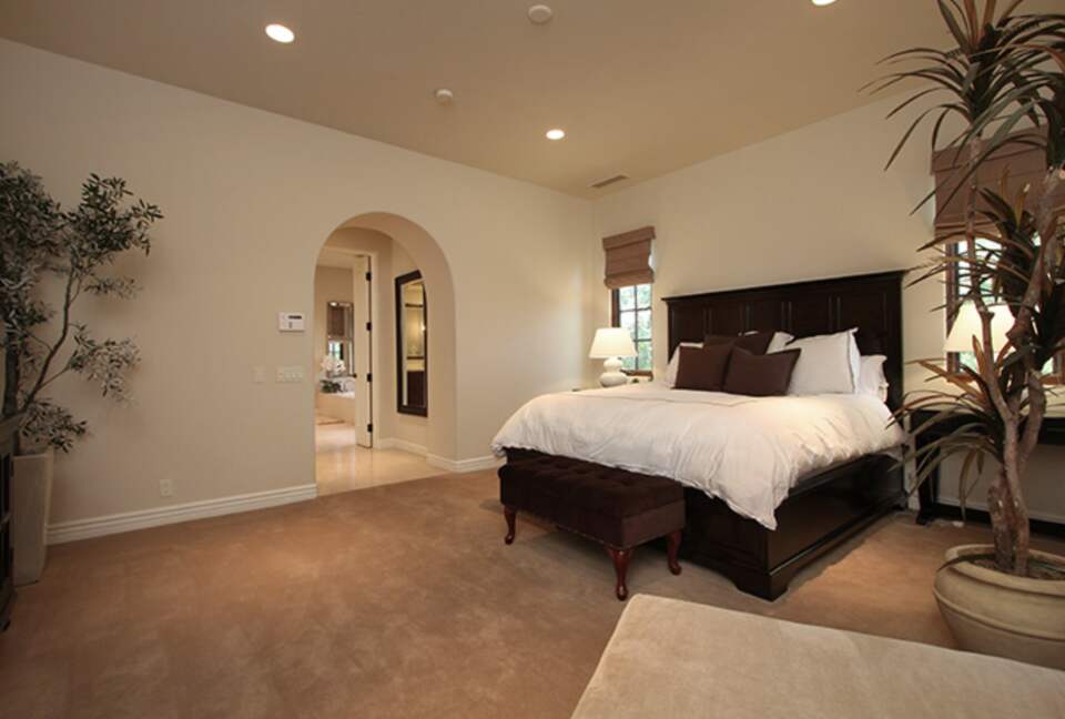 Master bedroom suite
