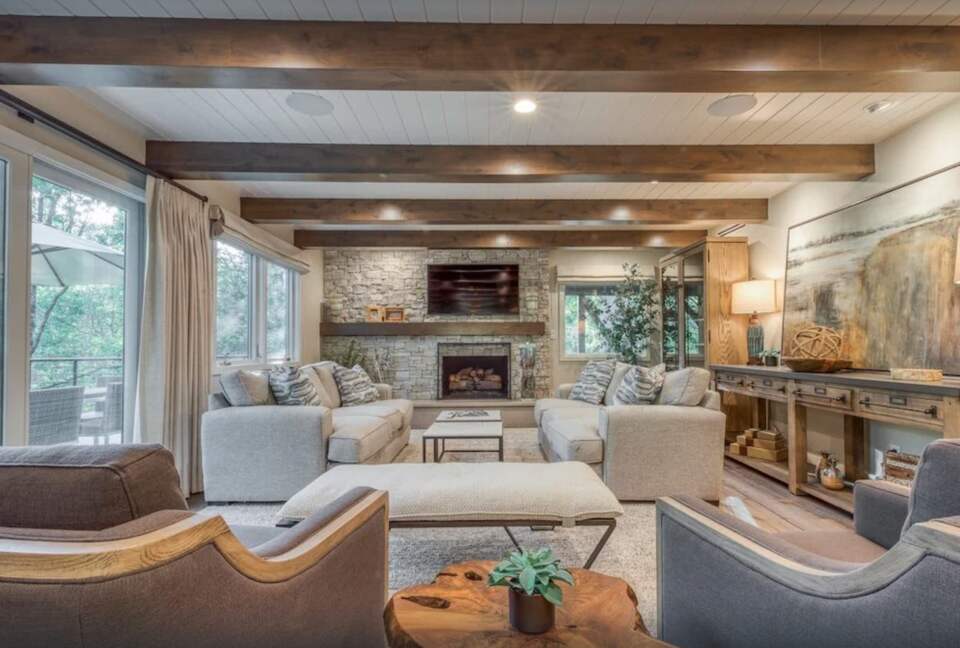 Open living room with views