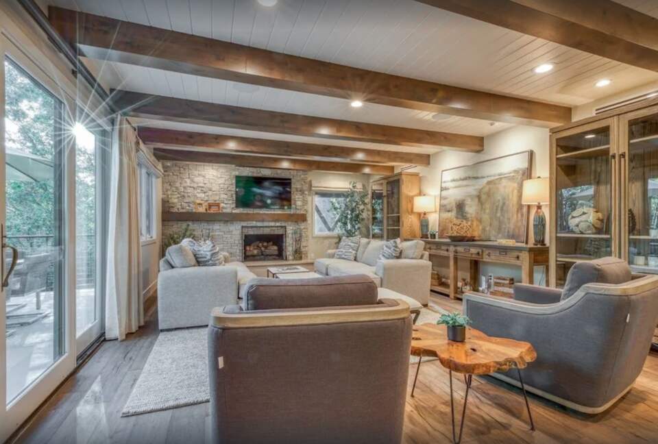 Open living room with views