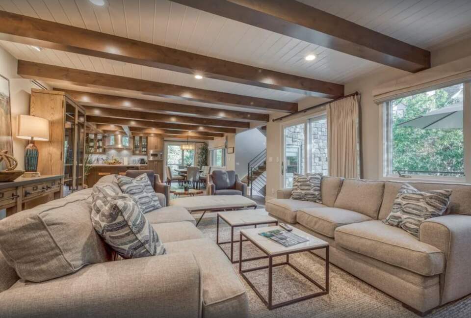 Open living room with views