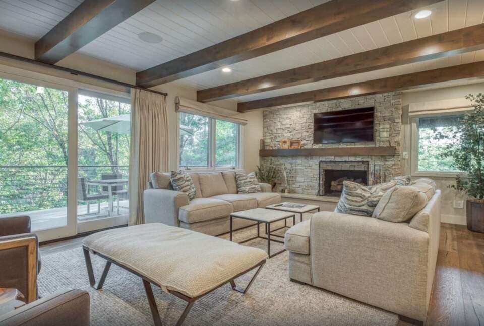 Open living room with views