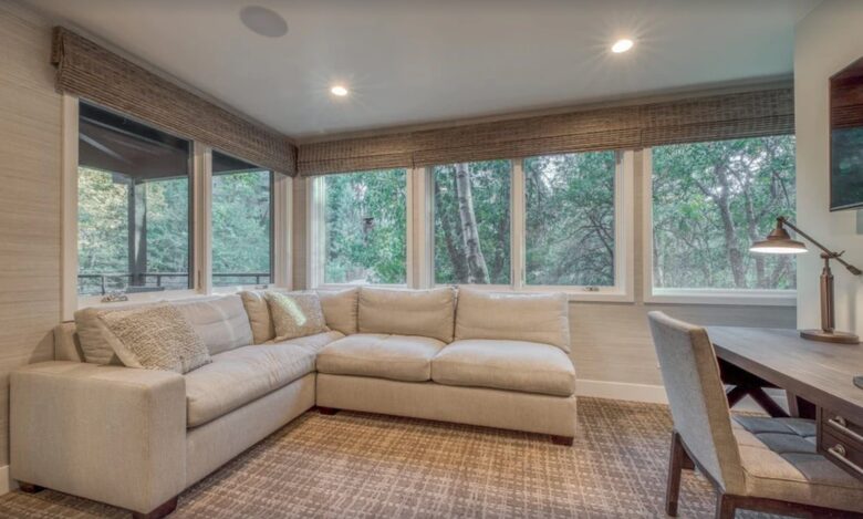 Sunroom off master bedroom