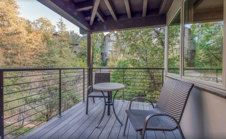Master bedroom balcony