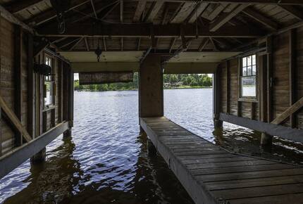 Home Exchange in Eagle River, WI boat house