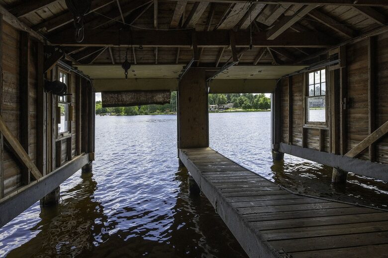 Home Exchange in Eagle River, WI boat house