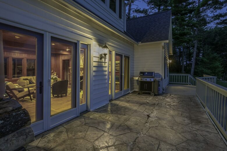 Home Exchange in Eagle River, WI grill on patio