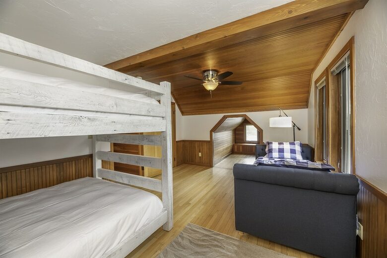 Home Exchange in Eagle River, WI "Starboard" bedroom sleeps 5