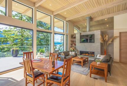 Open living area with gorgeous views