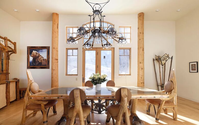 Home Exchange in Snowmass Village dining room table