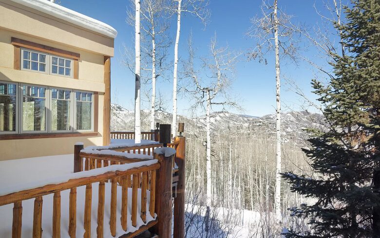 Home Exchange in Snowmass Village patio view