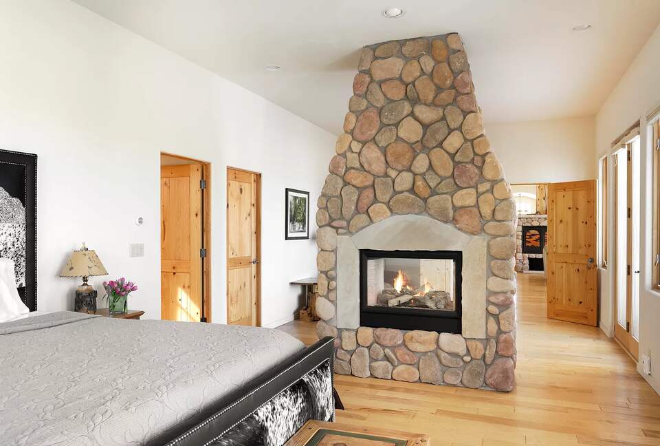Home Exchange in Snowmass Village fireplace
