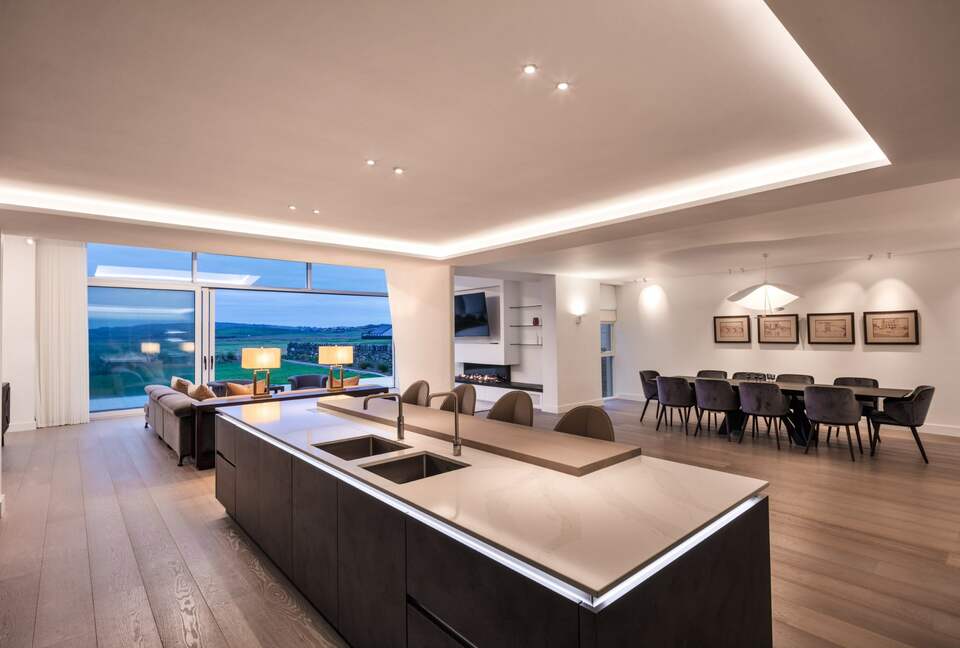 Home Exchange in Ennis, Clare, Ireland stunning kitchen and dining