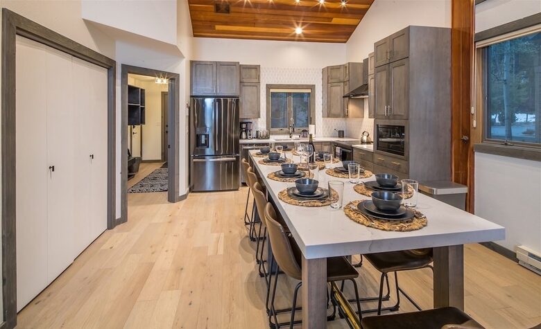 Home Exchange in Big Sky, Montana gorgeous kitchen