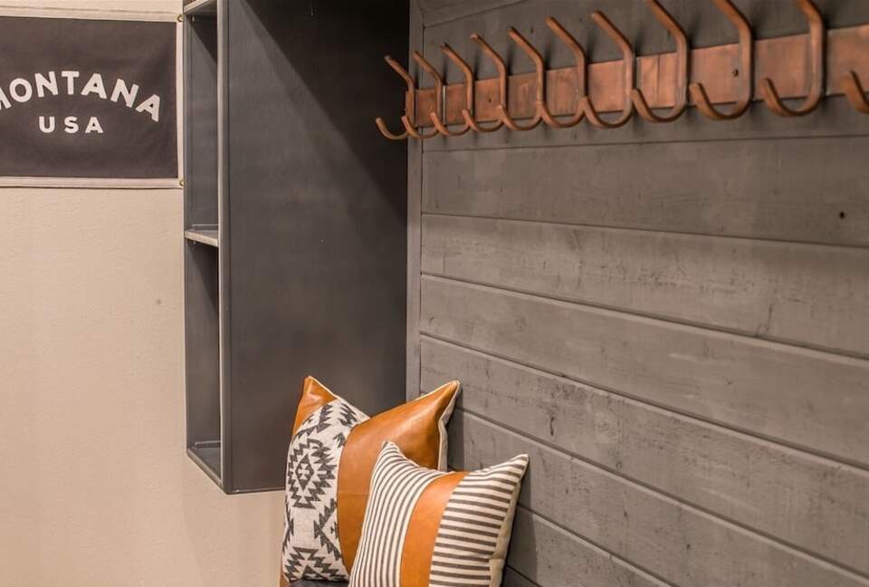 Home Exchange in Big Sky, Montana mudroom