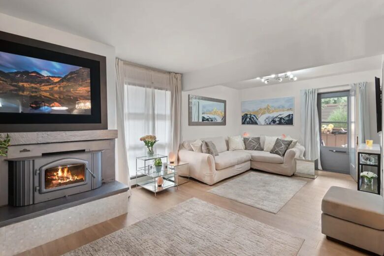 Remodeled open living room